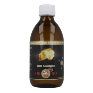 Strong Niejonowe Nano Złoto koloidalne Au 500, 50 ppm 300 ml